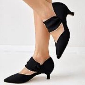 🆕Low Kitten Heel Dress Party Pumps